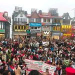 केंद्र सरकार के खिलाफ माकपा से जुड़े विभिन्न संगठनों का शिमला मॉल रोड़ पर जेल भरो आंदोलन, धारा 163 तोड़ी,पुलिस बनी मूकदर्शक.