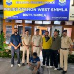 शिमला पुलिस ने 6 करोड़ के नशे के साथ अंबाला का युवक किया गिरफ्तार