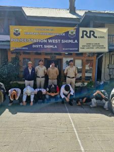HPU में पुलिस कार्य में बाधा डालने के आरोप में 7 छात्र गिरफ्तार