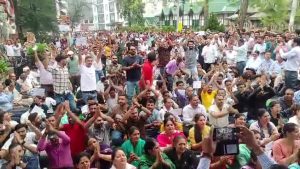 शिमला में OPS बहाली को लेकर गरजे बिजली बोर्ड कर्मचारी