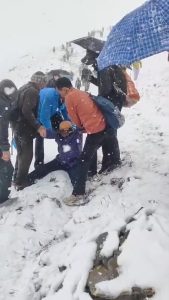 लाहुल-स्पिति के पवित्र पर्वत ड्रिलबुरी की परिक्रमा के दौरान  दो महिला श्रद्धालुओं की मौत