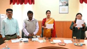लाहौल-स्पिति जिला परिषद पर BJP का कब्जा ठिनले दिचेन अध्यक्ष और सुरेश कुमार उपाध्यक्ष निर्वाचित